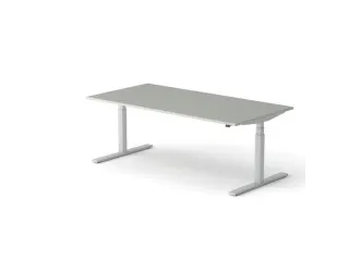 Elektrisch ihv bureau HxBxD 640-1300x2000x1000mm blad grijs - 1