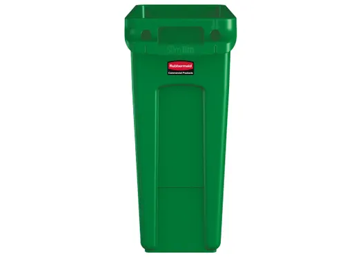 Slim Jim Afvalcontainer Met Luchtsleuven 60 Liter Groen