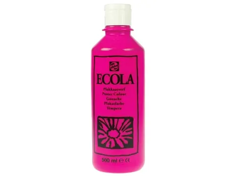 Plakkaatverf Ecola Flacon van 500 ml Magenta