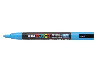 Verfstift Posca PC3M Fijne punt 0,9-1,3mm Lichtblauw - 2