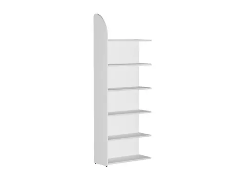 Basisveld Hxbxd 2250X820X325Mm 6Legborden 1Zijpaneel M. Achterwand Wit