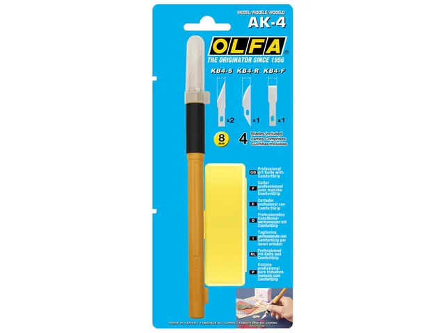 Couteau de précision Olfa AK-4 Pro blister 1 pièce