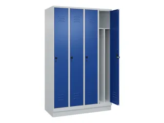 locker voor scheiding van kleding,HxBxD 1950x1200x500mm,4vak - 2