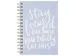 Carnet de notes spirale Stay Focused ligné 15x20cm