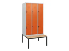 Dubbeldekse dekenkist,HxBxD 1950x900x815mm,3x2vak.,vak B 300mm