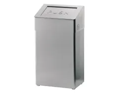 Santral S1417450 classic afvalbak 18 Liter met zelfsluitende klep RVS