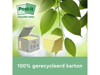 Memoblok 3M Post-it 622 RSS3CY 47,6x47,6mm geel 3 stuks - 6