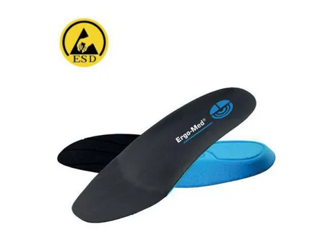 Atlas Ergo-Med Medium Blue inlegzolen, zwart/blauw, maat 38, per paar