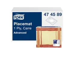Tork 474589 Placemat Carre Advanced, 1-laags, decor, 42x30cm