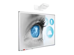 Beschrijfbaar Projectiebord 120x214cm Mat wit 16:9