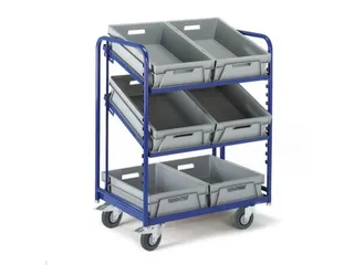 Bijzetwagen Euronorm Bakken 825x610mm Met 6 Eurobakken 200kg - 3
