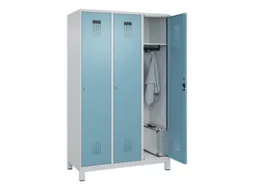 locker,HxBxD 1950x1200x500mm,3vak,vak B 400mm,cil.-slot,voeten