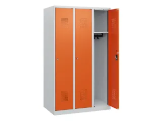 schoollocker,HxBxD 1530x900x500mm,3vak,vak B 300mm,cil.-slot - 1