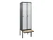 locker voor scheiding van kleding,HxBxD 2120x600x815mm,2vak