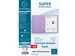Dossiermap SUPER 250 24x32cm Fel blauw 100 Stuks
