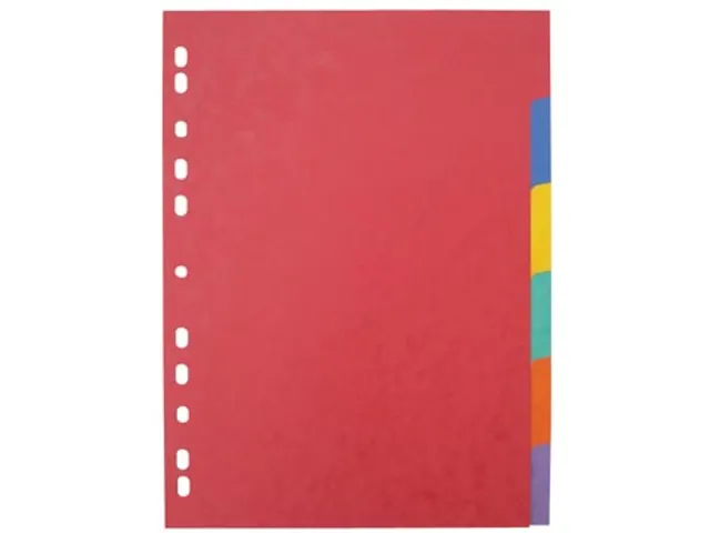 Tabblad A4+ Karton 6-delig Assorti