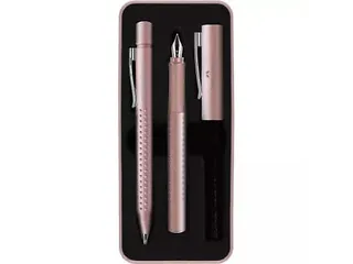 Balpen en Vulpen Faber-Castell Grip 2011 pale rose in giftbox - 1