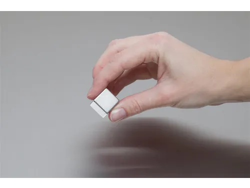 Neodymium Kubusmagneet 20x20x20mm Lichtzilver
