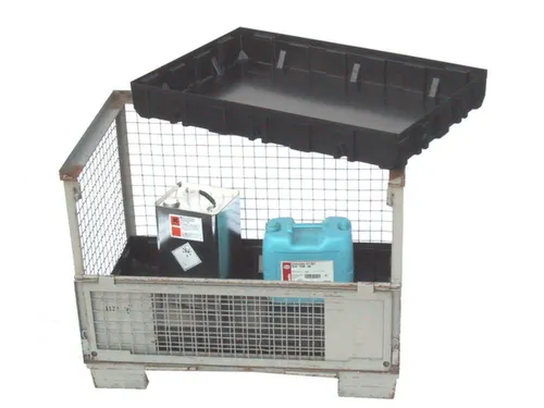 Inzetbak,v. gaasbox,HxBxD 145x1180x780mm,ABS-regeneraat