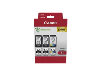 Canon PG-575XL & CL-576XL Inktcartridges Zwart + Kleur XL - 1