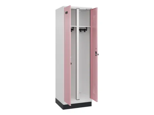 locker voor scheiding van kleding,HxBxD 1950x600x500mm,2vak