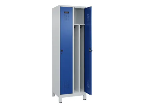 locker voor scheiding van kleding,HxBxD 1950x600x500mm,2vak