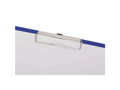Klembordmap MAUL A4 staand PVC met penlus en insteek blauw