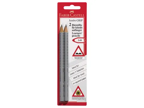 Potlood Faber-Castell Jumbo Grip Set à 2 stuks