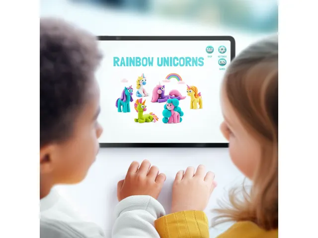 Pâte à modeler Hey Clay Licorne set 15 pièces