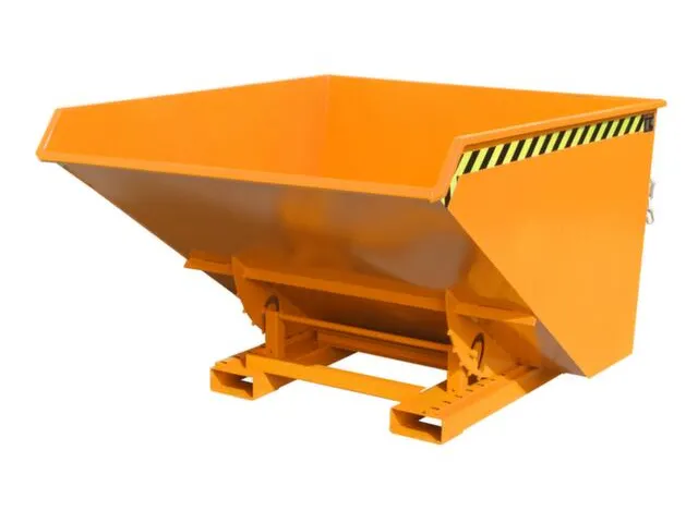 Kiepbak voor spaanders,HxLxB 1095x1720x1570mm,1,7m³,draagverm. 1500kg