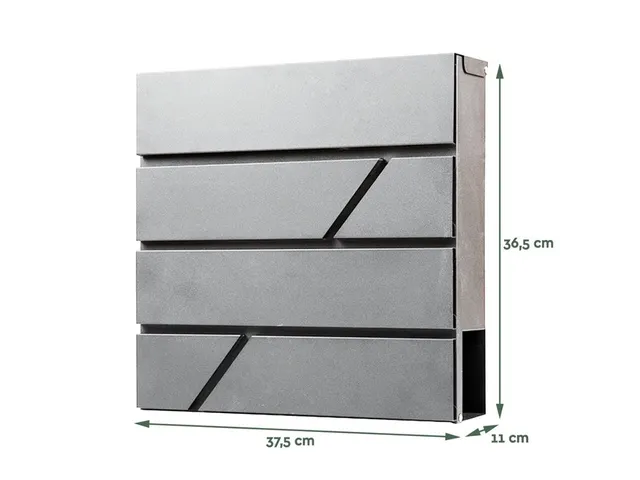 Brievenbus Deluxe RVS