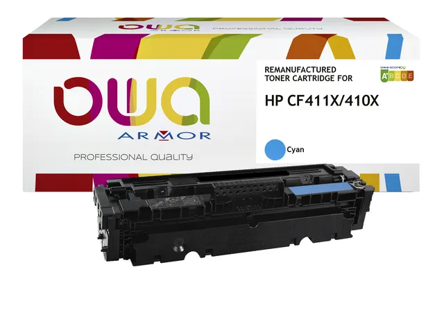 Tonercartridge OWA alternatief tbv HP CF411X blauw