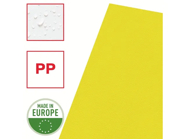 L-map Esselte Standaard A4 Pp Geel 0.11mm