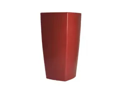 plantenpot,trapeziumvormig,PE,robijnrood,HxBxD 900x470x470mm,38l