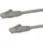 22.86 cm grijs snagless Cat6 UTP patchkabel