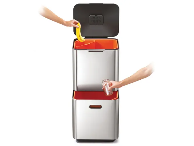 Afvalscheidingsunit Intelligent Waste Afvalemmer Totem Max 60 Liter Ma