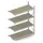 Breedvakstelling Aanbouwveld Hxbxd 2500x1851x800mm 4 Houten Legborden