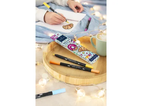 Sketchmarker Faber-Castell Goldfaber etui 4 stuks Bold Easy II World o