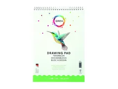 Tekenblok Qrea A4 24 vel 160gr spiraal