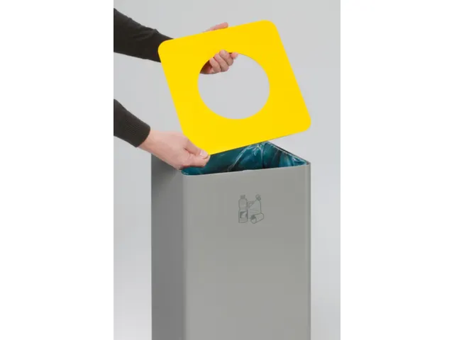 conteneur de tri sélectif,1x70l,HxlxP 796x320x320mm,anneau de serrage