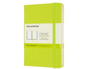 Notitieboek Moleskine pocket 90x140mm blanco hard cover lemon green - 2