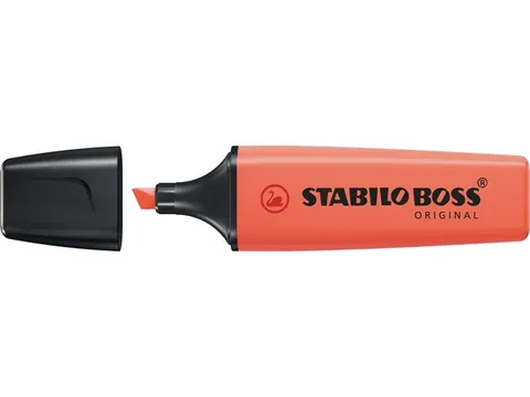 Markeerstift STABILO BOSS Original 70/140 pastel zacht koraalrood