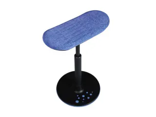 Zit-/stahulp Beweeglijk Zitmechanisme Skateboard-Zitting Blauw Stof - 2