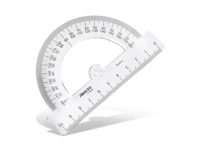 Rapporteur semi-circulaire 180, 10 cm