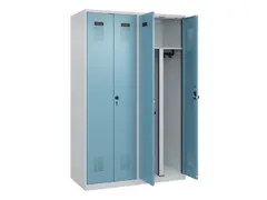 PBM-locker,HxBxD 1850x1200x500mm,4vak,vak B 300mm,draaigrendel
