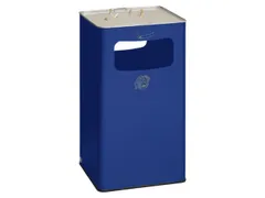 Combi-asbak Hxbxd 750X420X420Mm Vierkant Blauw