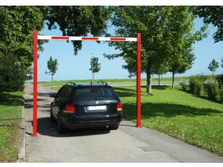 Doorrijdbegrenzer Star Doorrijdhoogte 2.8x10m Stalen Paal Aluminium - 3