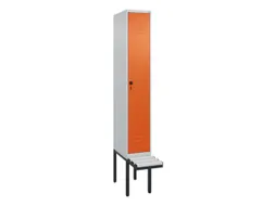 locker voor scheiding van kleding,HxBxD 2120x300x815mm,1vak