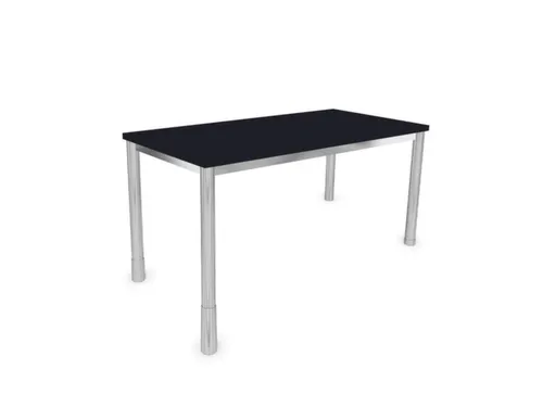 In hoogte verstelbaar bureau,HxBxD 720-840x1200x600mm,CC-zwart