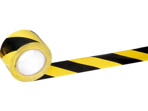 Markeertape Proline Vinyl L 33m B 50mm Geel/Zwart